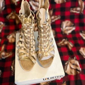 Unlisted Satin Laced heel  Size 10